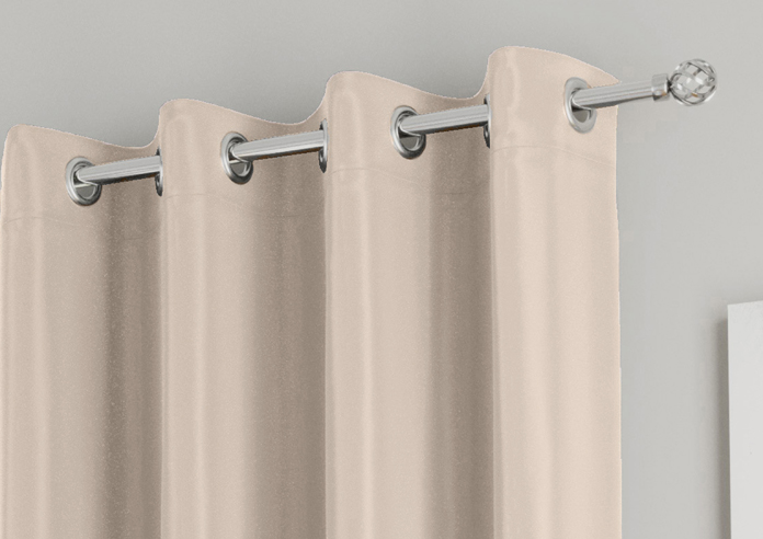 Supersoft Eyelet, Beige - Ready Made Curtains - Image 9